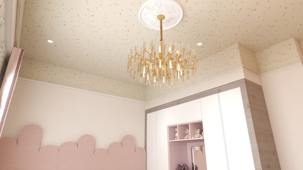 Children's bedroom decoration ceiling wallpaper