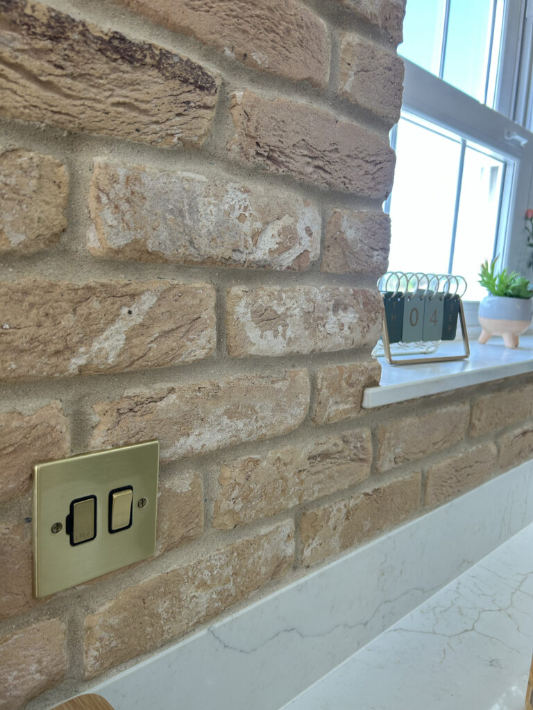 Kitchen Brick Detail Guernsey in St Andrews home